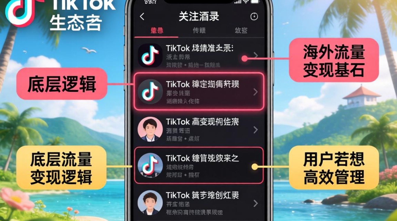 TikTok 在哪看关注的人