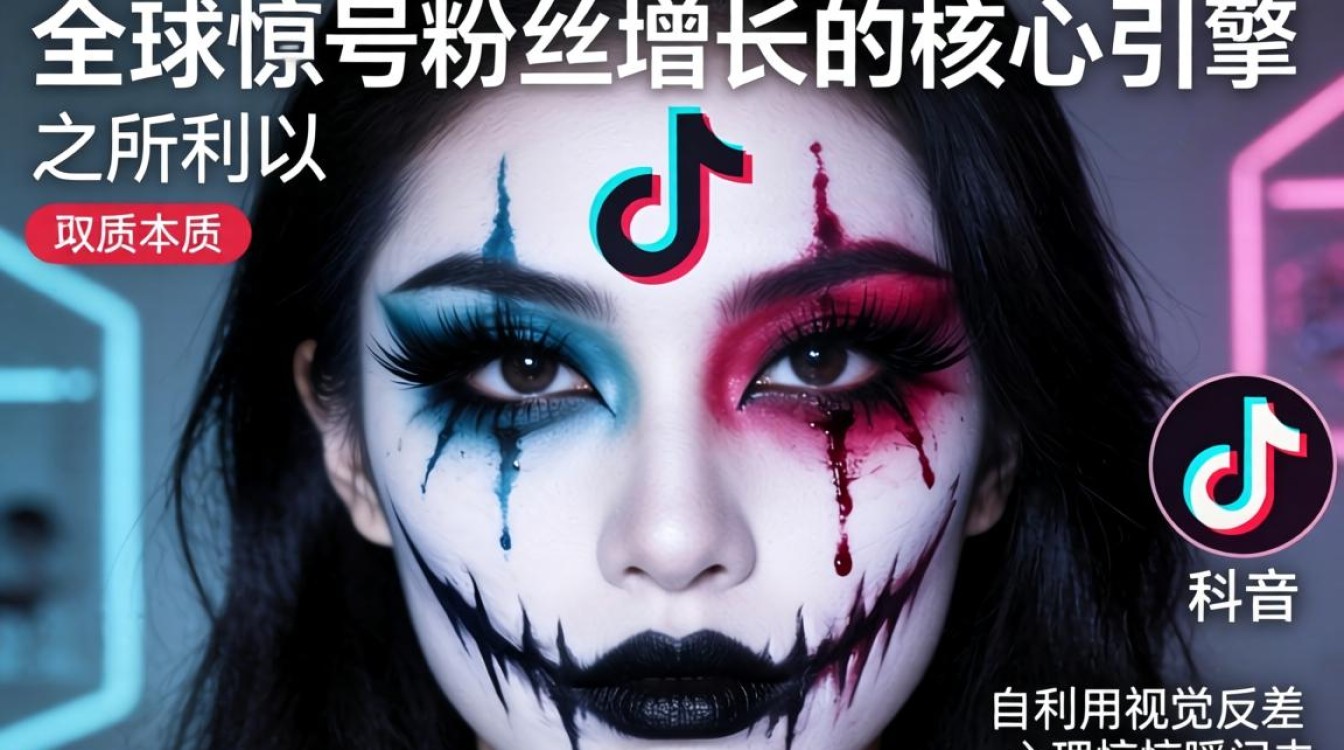 TikTok 惊悚变妆 全球账号粉丝增长秘籍