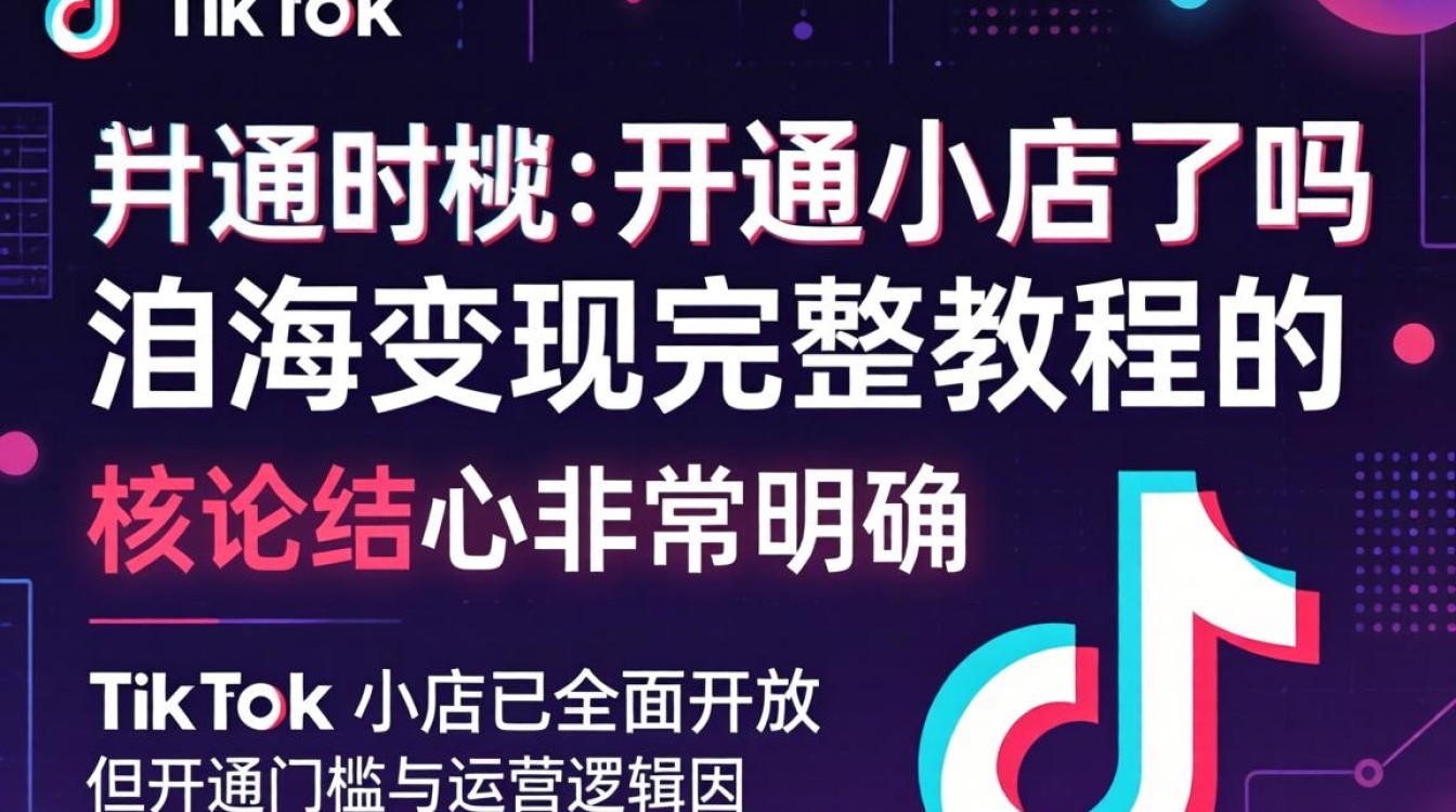TikTok 开店流程及海外变现教程