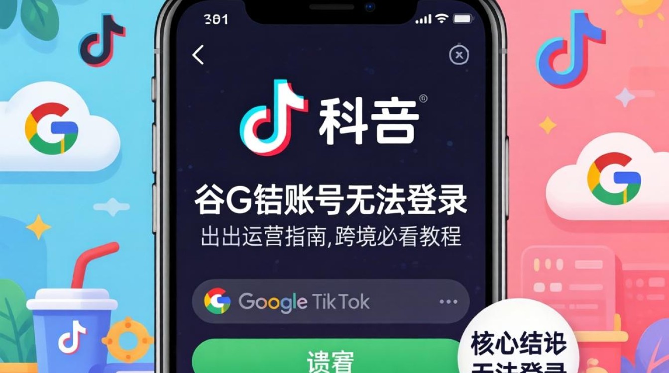 TikTok 谷歌账号登录失败原因及解决方法