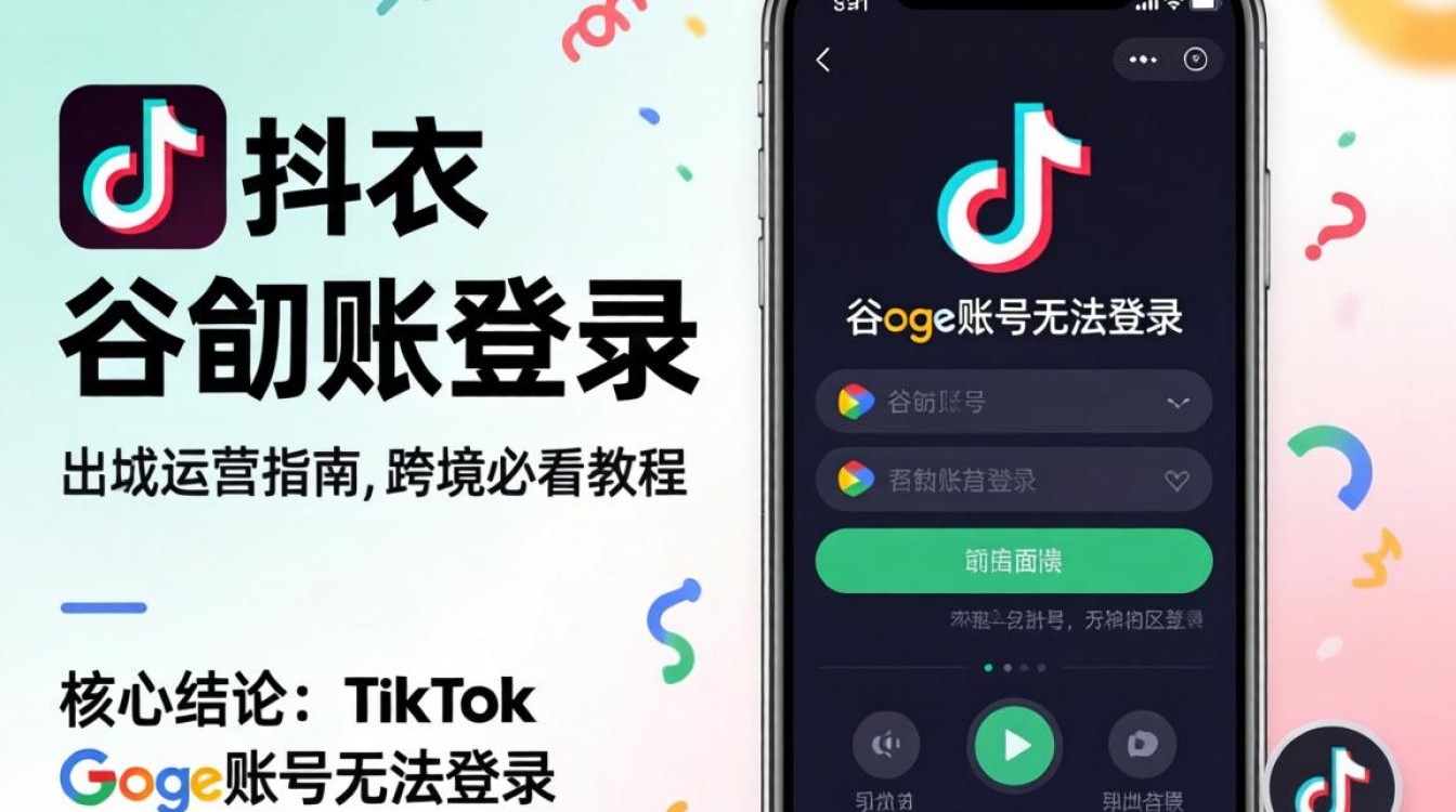TikTok 谷歌账号登录失败原因及解决方法