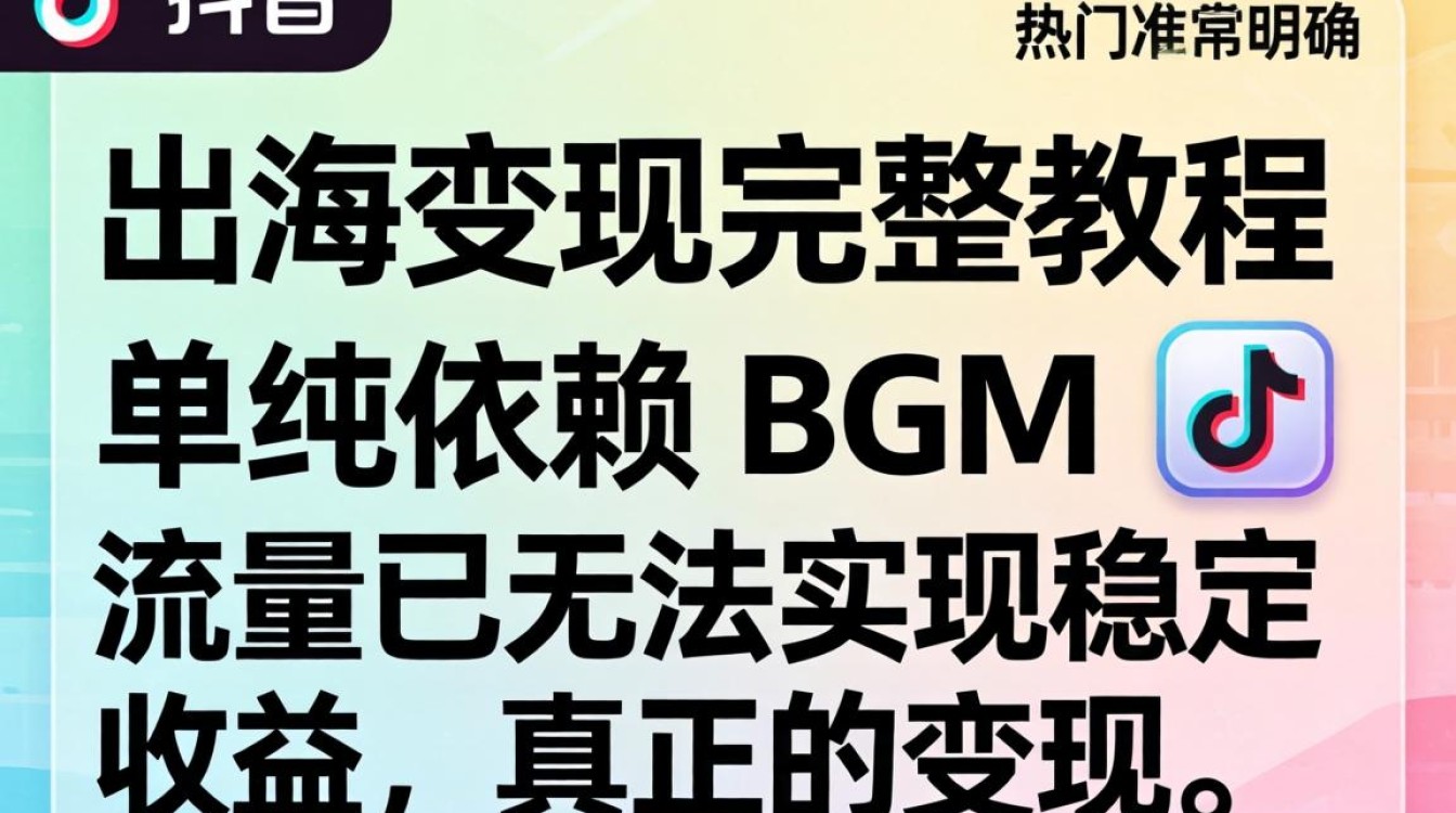 TikTok 上的热门 BGM 出海变现完整教程