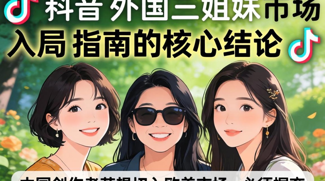 TikTok 外国三姐妹 海外市场入局指南,TikTok 外国账号怎么运营? TikTok 外国三姐妹 海外市场入局指南
