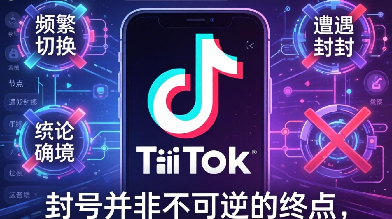 TikTok 切换节点被封怎么解封