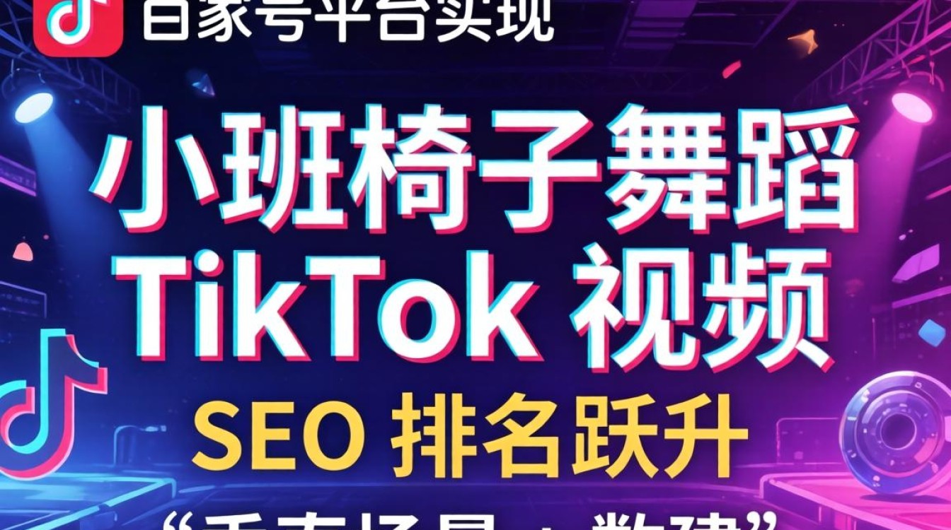 小班椅子舞蹈TikTOK视频SEO提升排名技巧