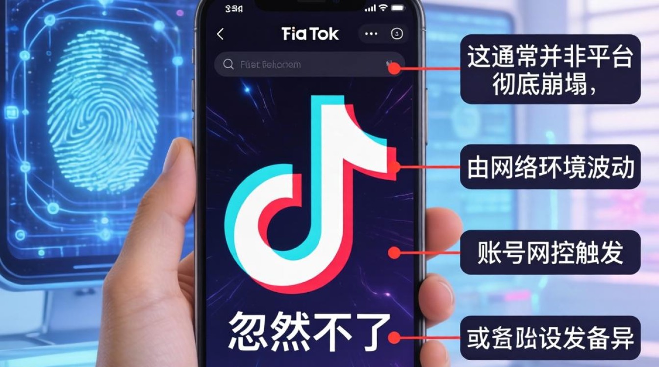 TikTok 忽然用不了怎么办