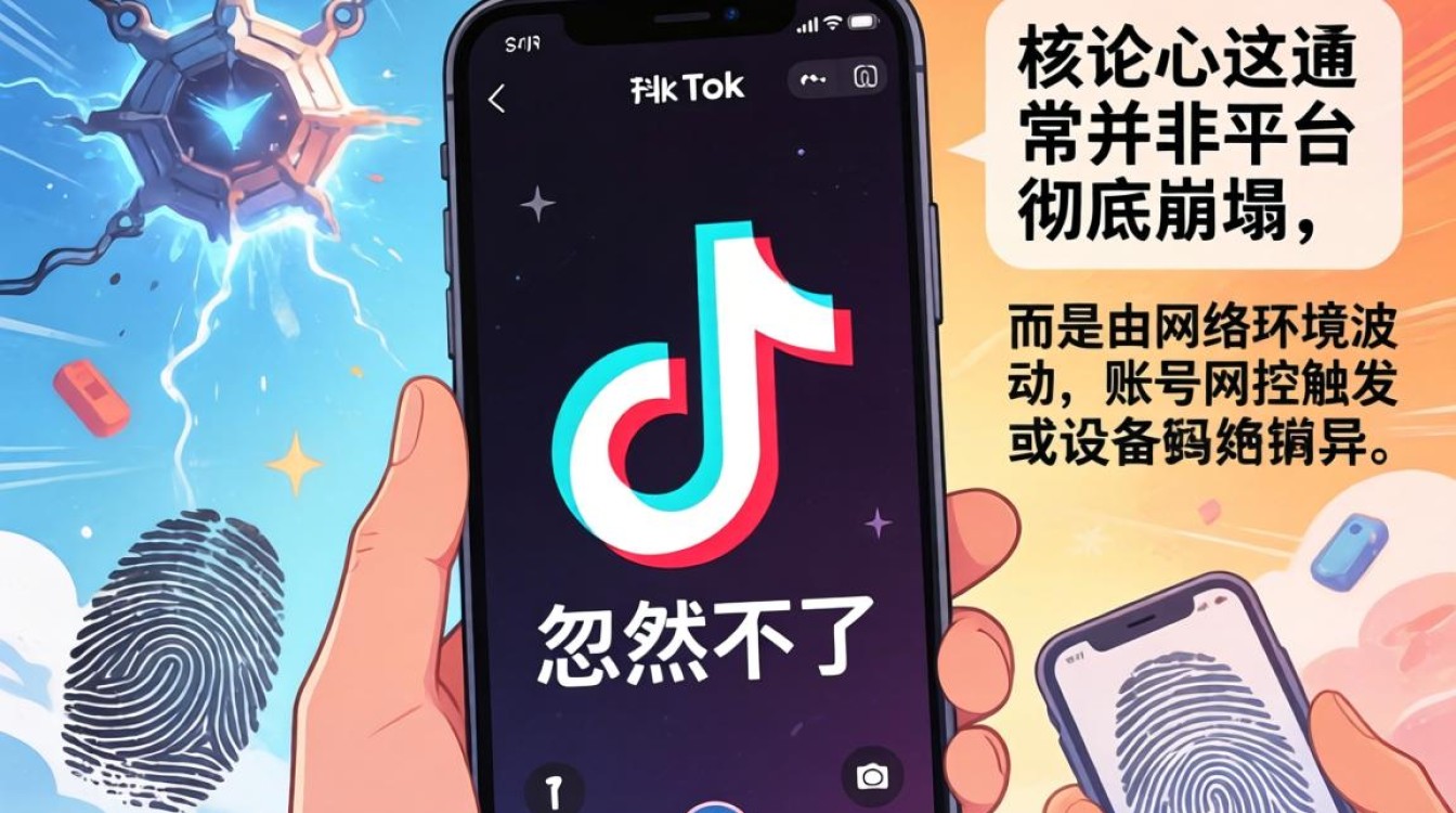 TikTok 忽然用不了怎么办