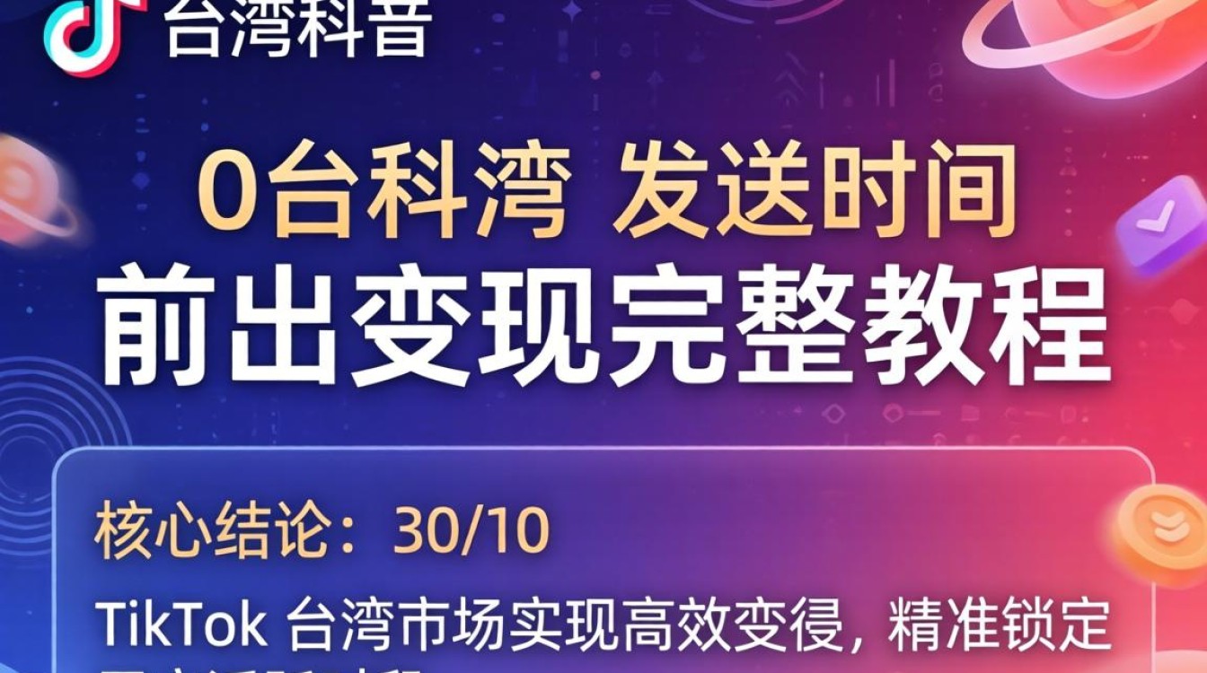 TikTok 台湾的发送时间 出海变现完整教程