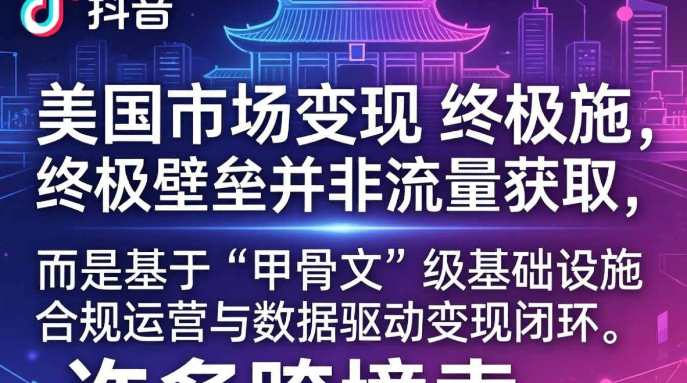 TikTok 美国甲骨文 海外市场变现技巧