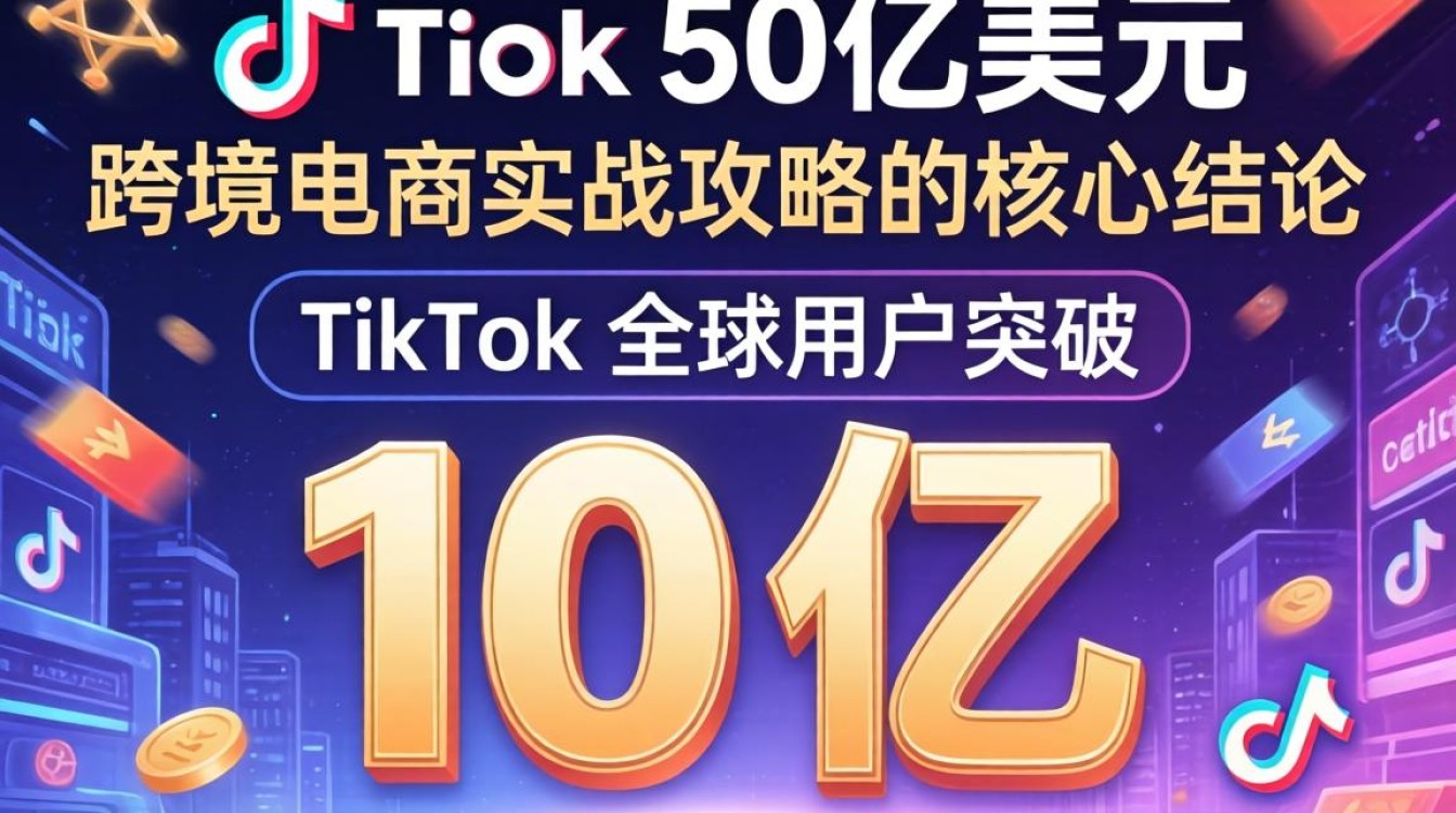 TikTok 50亿美元 跨境电商实战攻略
