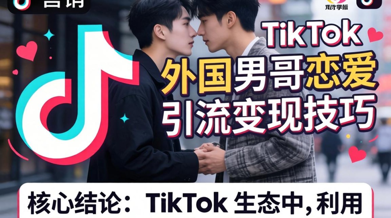 社媒营销和tiktok外国帅哥恋爱怎么引流变现