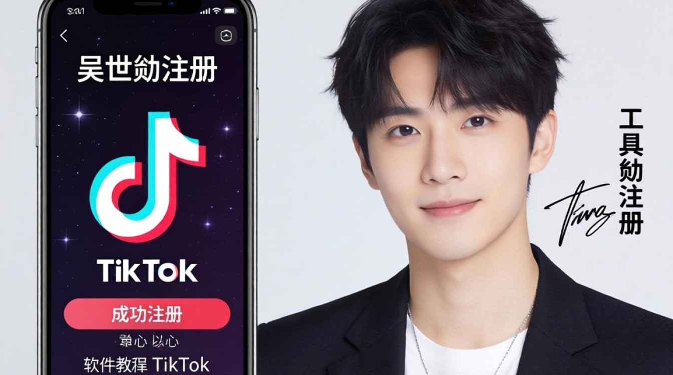 新手工具吴世勋注册tiktok 软件使用教程