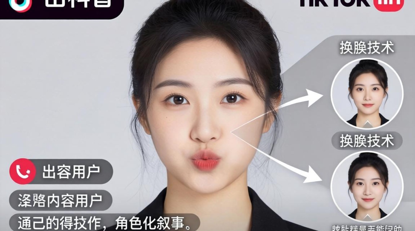 TikTok 用户 lin 换脸