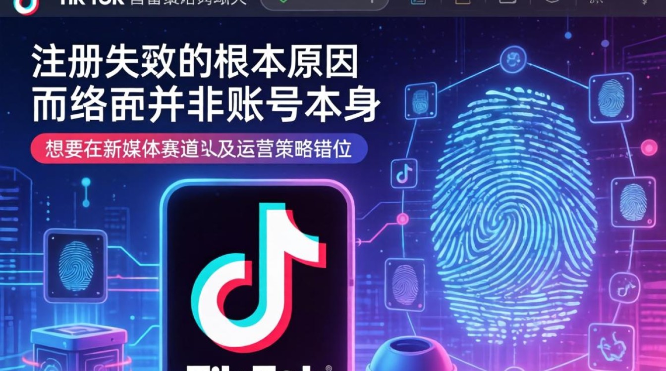 tiktok注册失败原因及运营从零开始入门