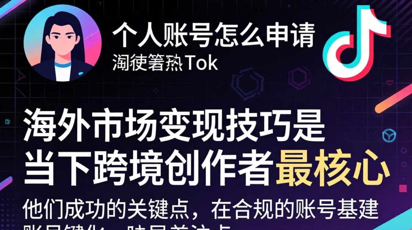 TikTok 账号申请流程及海外变现技巧