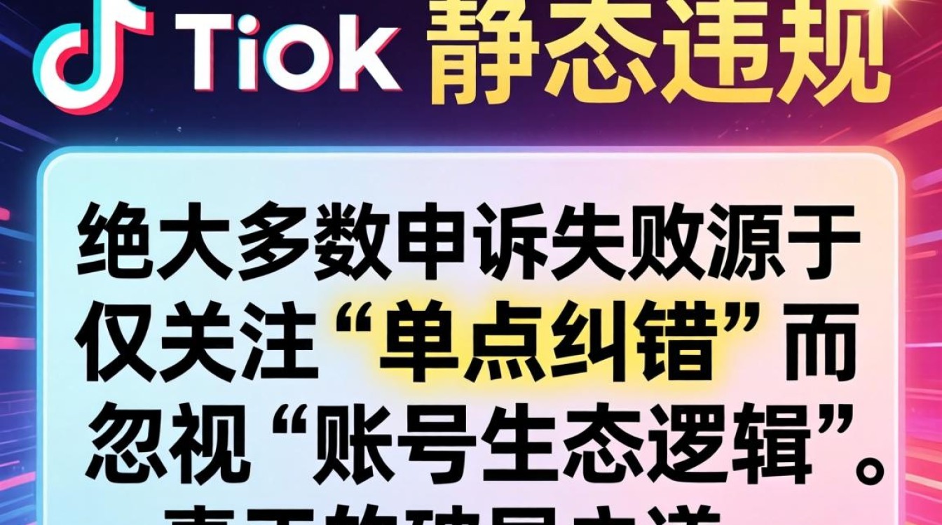 TikTok 账号违规如何快速解封