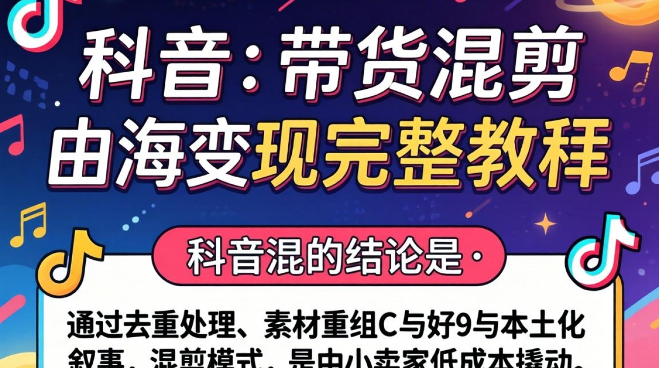 TikTok 带货混剪 出海变现完整教程