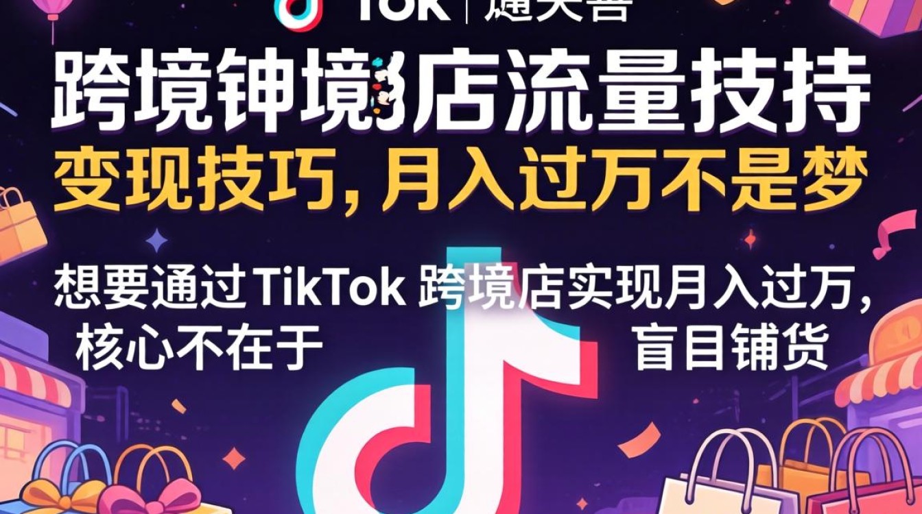 TikTok 跨境店流量扶持 变现技巧