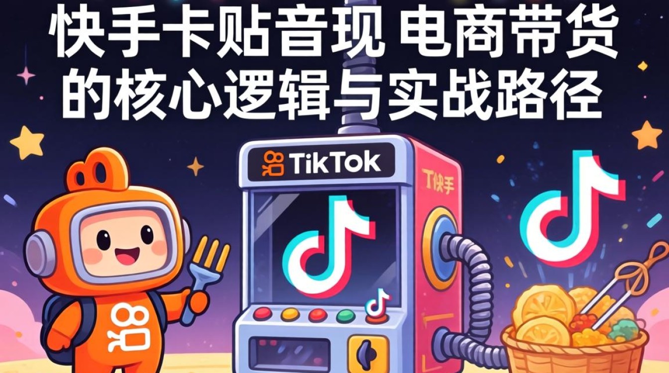 快手卡贴机能做 TikTok 电商带货吗