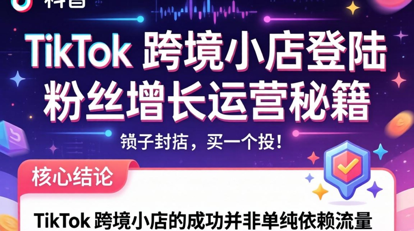 TikTok 跨境小店登陆粉丝增长运营秘籍