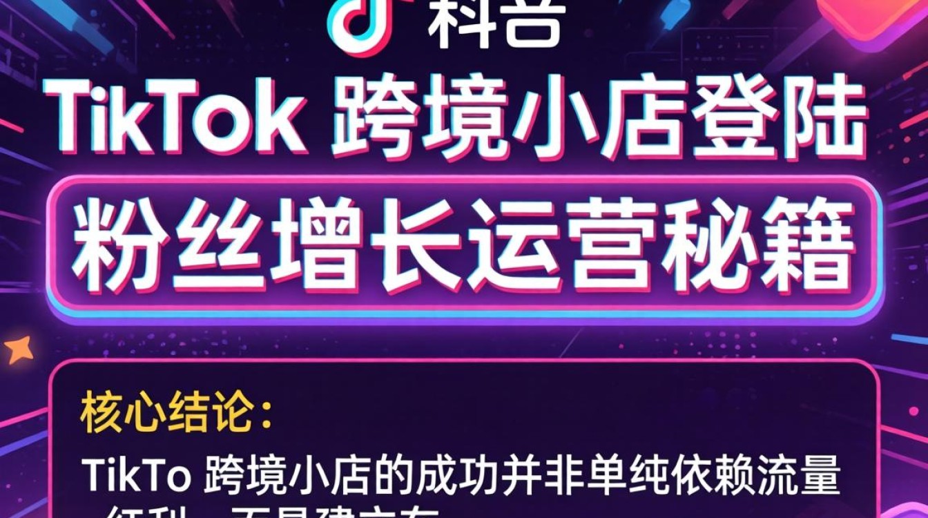 TikTok 跨境小店登陆粉丝增长运营秘籍