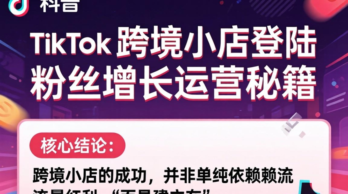 TikTok 跨境小店登陆粉丝增长运营秘籍