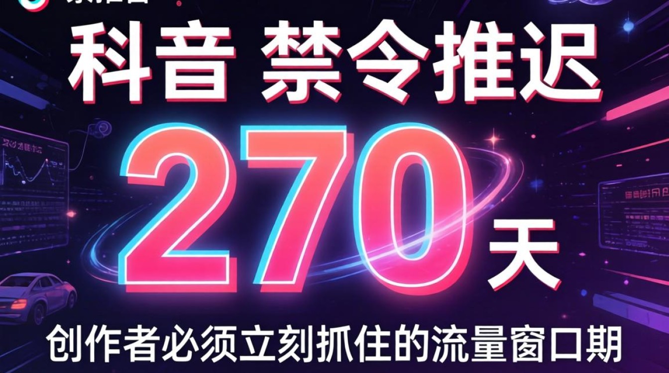 TikTok 禁令推迟 270 天怎么办