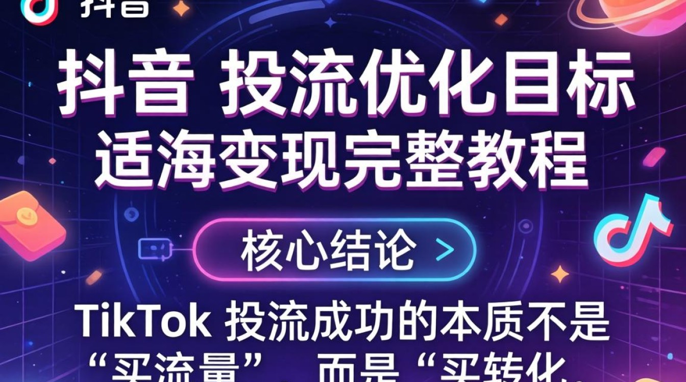 TikTok 投流优化目标怎么选