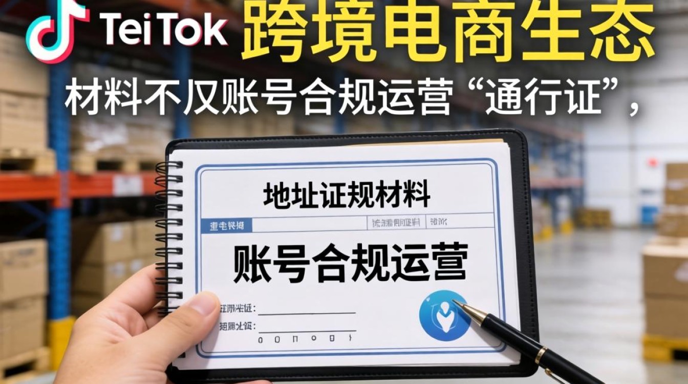 TikTok 仓库地址证明材料怎么提交才能通过审核