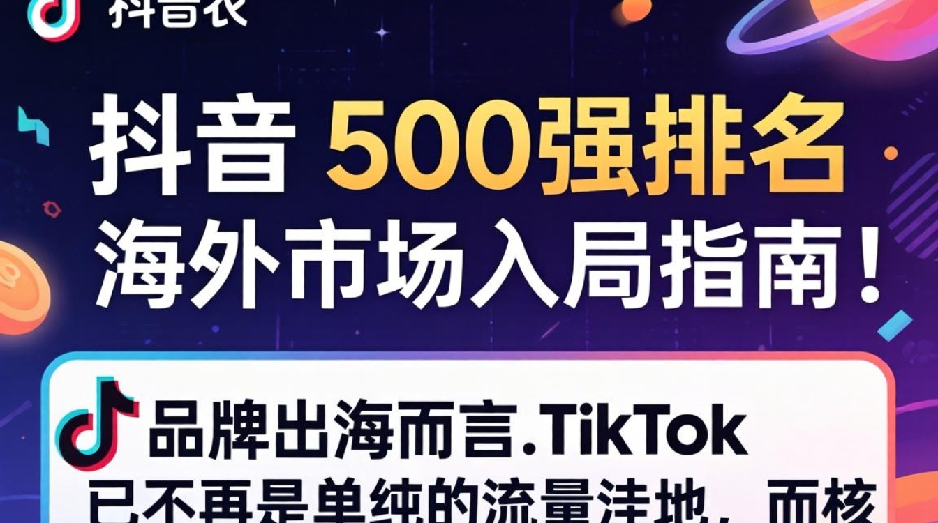 TikTok 500强排名及海外市场入局指南