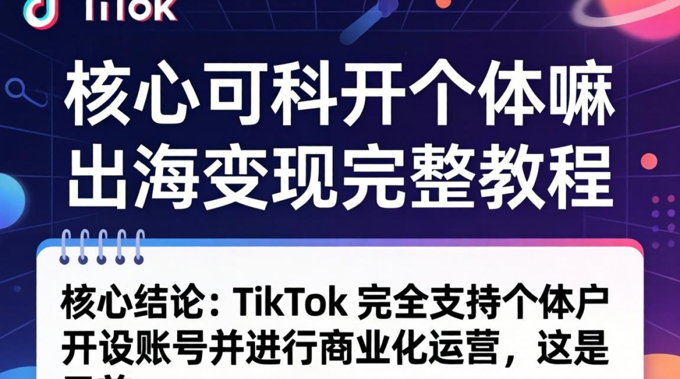 TikTok 个体户怎么注册