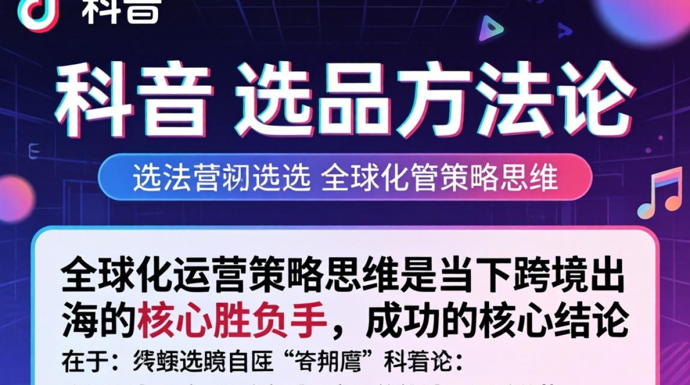 TikTok 选品方法论 全球化运营策略思维