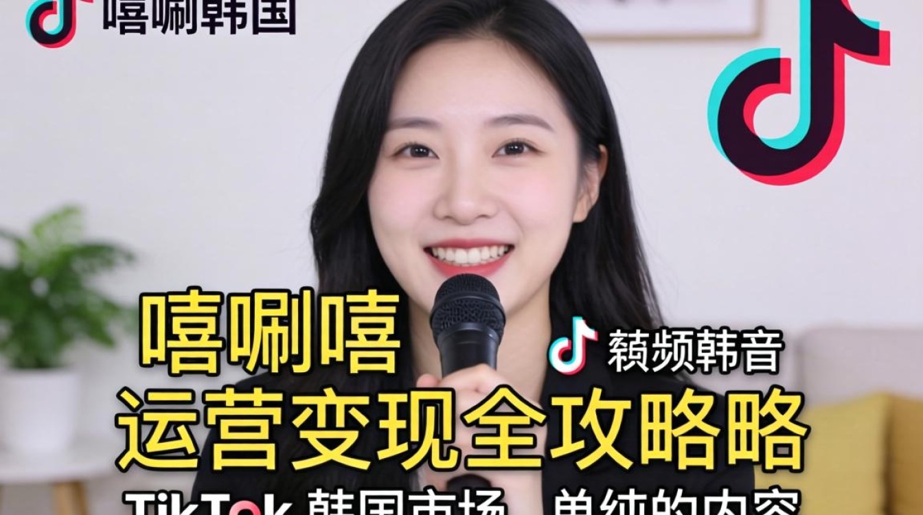 短视频嘻唰唰韩国tiktok运营变现全攻略