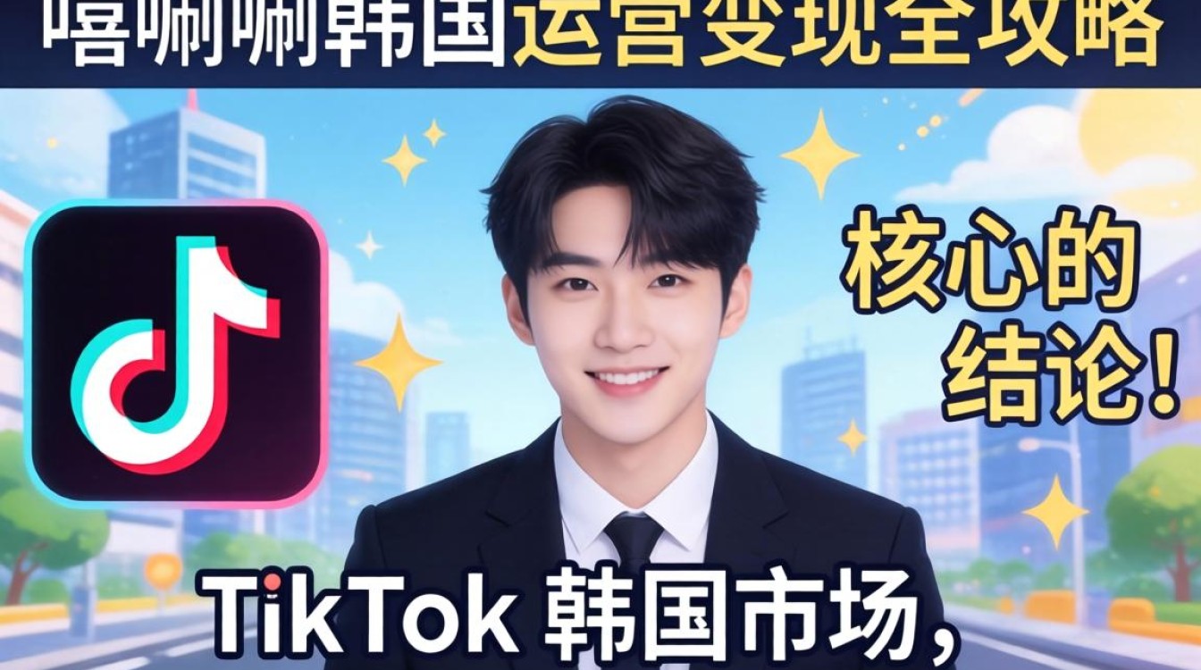 短视频嘻唰唰韩国tiktok运营变现全攻略