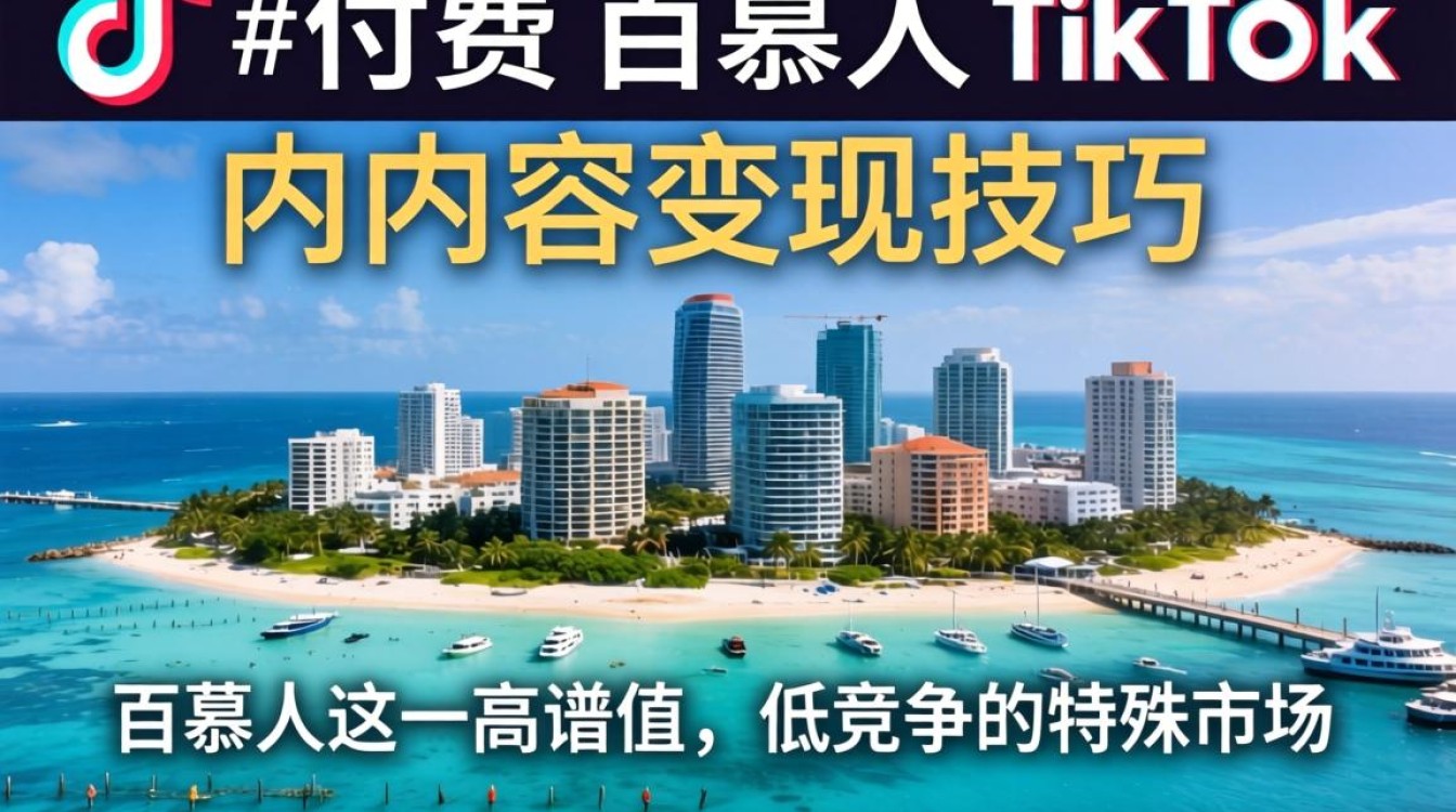知识付费百慕大tiktok内容变现技巧