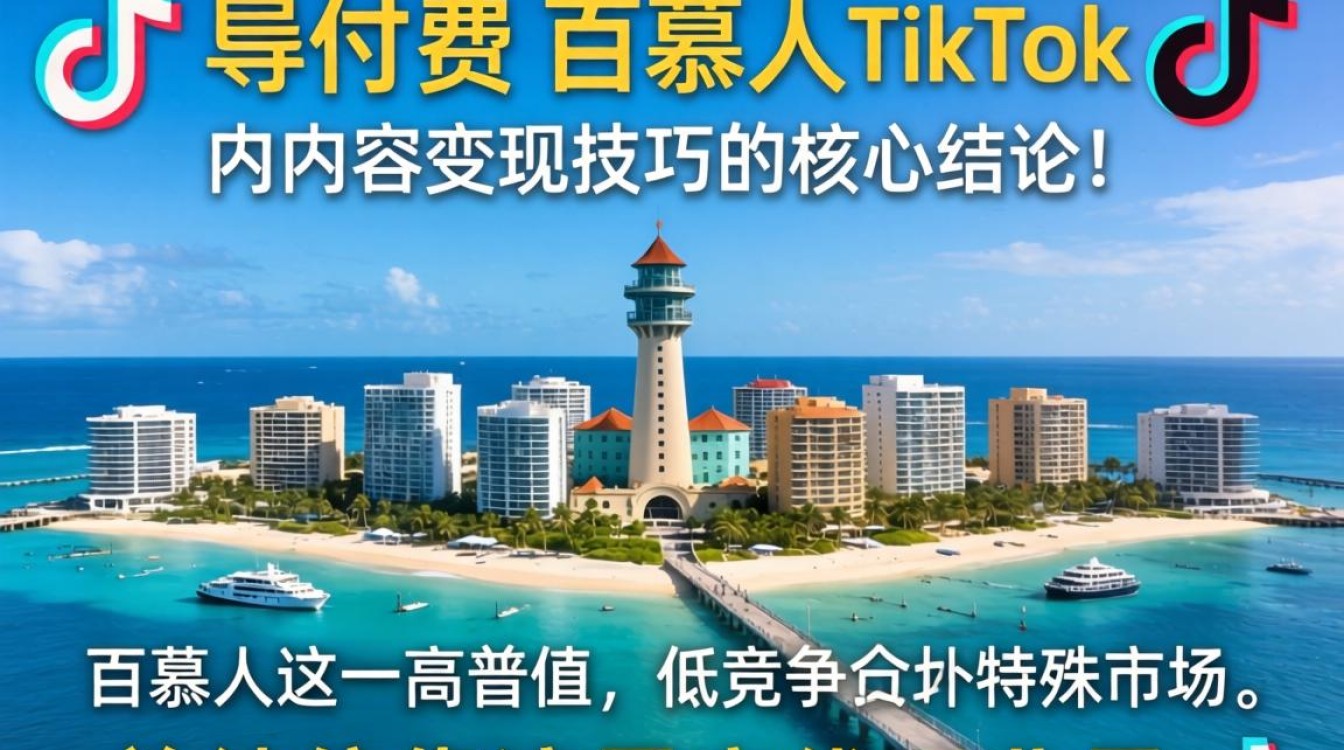 知识付费百慕大tiktok内容变现技巧