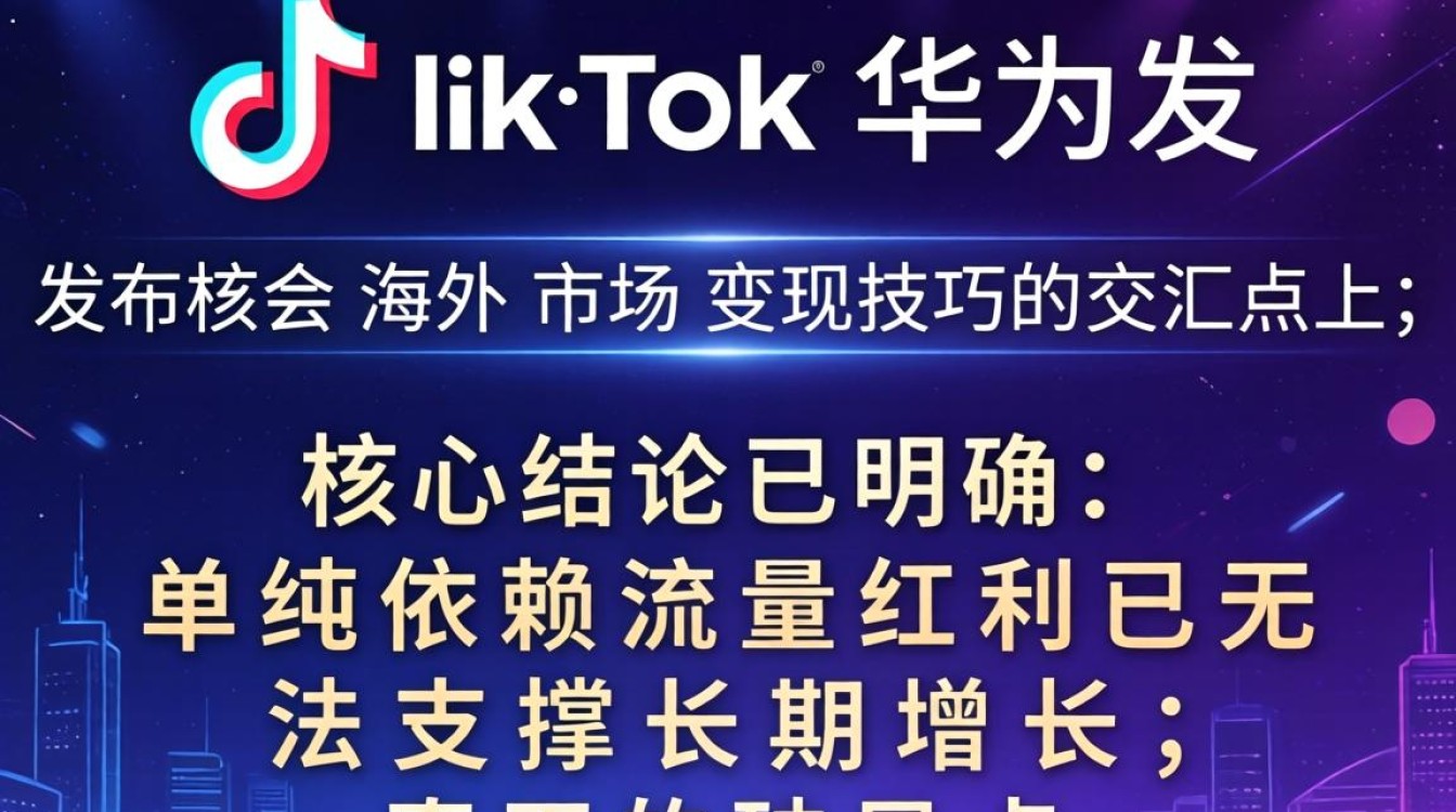 华为发布会 TikTok 怎么做