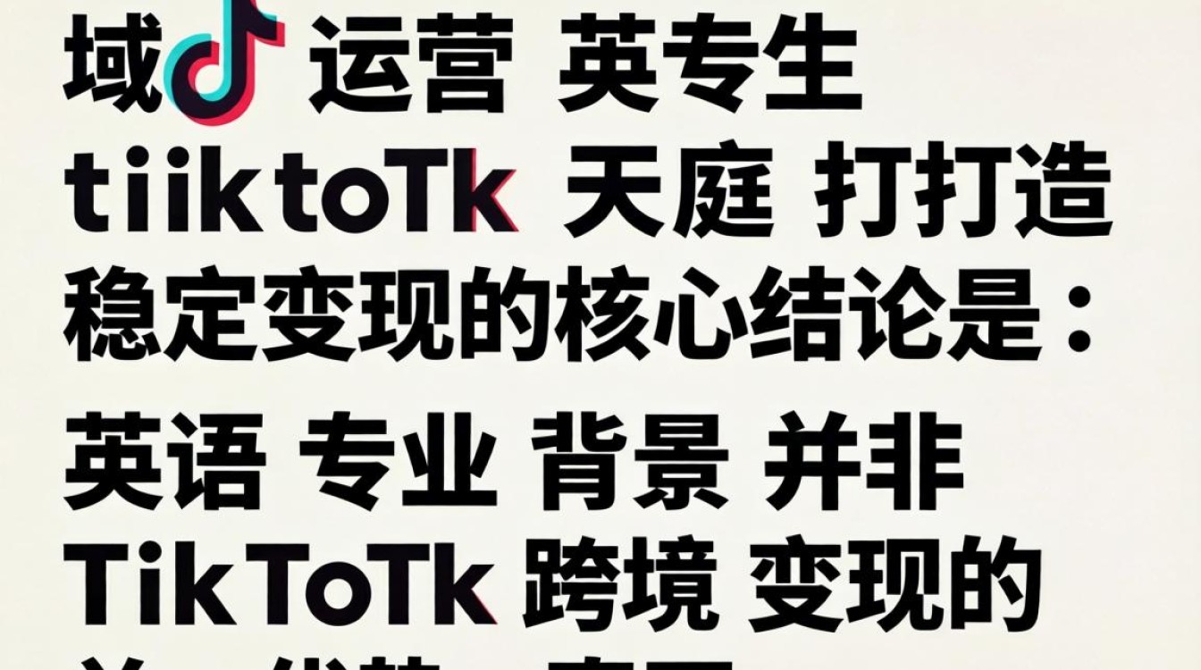 英专生做 TikTok 如何变现