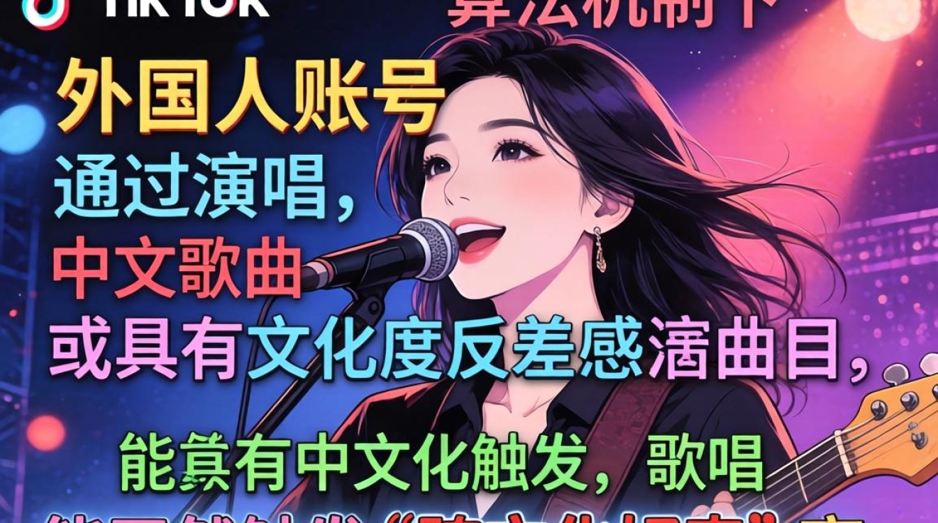 外国人 TikTok 唱歌获取流量技巧