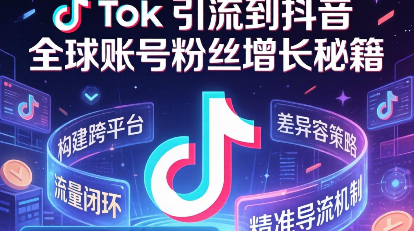 TikTok 引流到抖音 全球账号粉丝增长秘籍