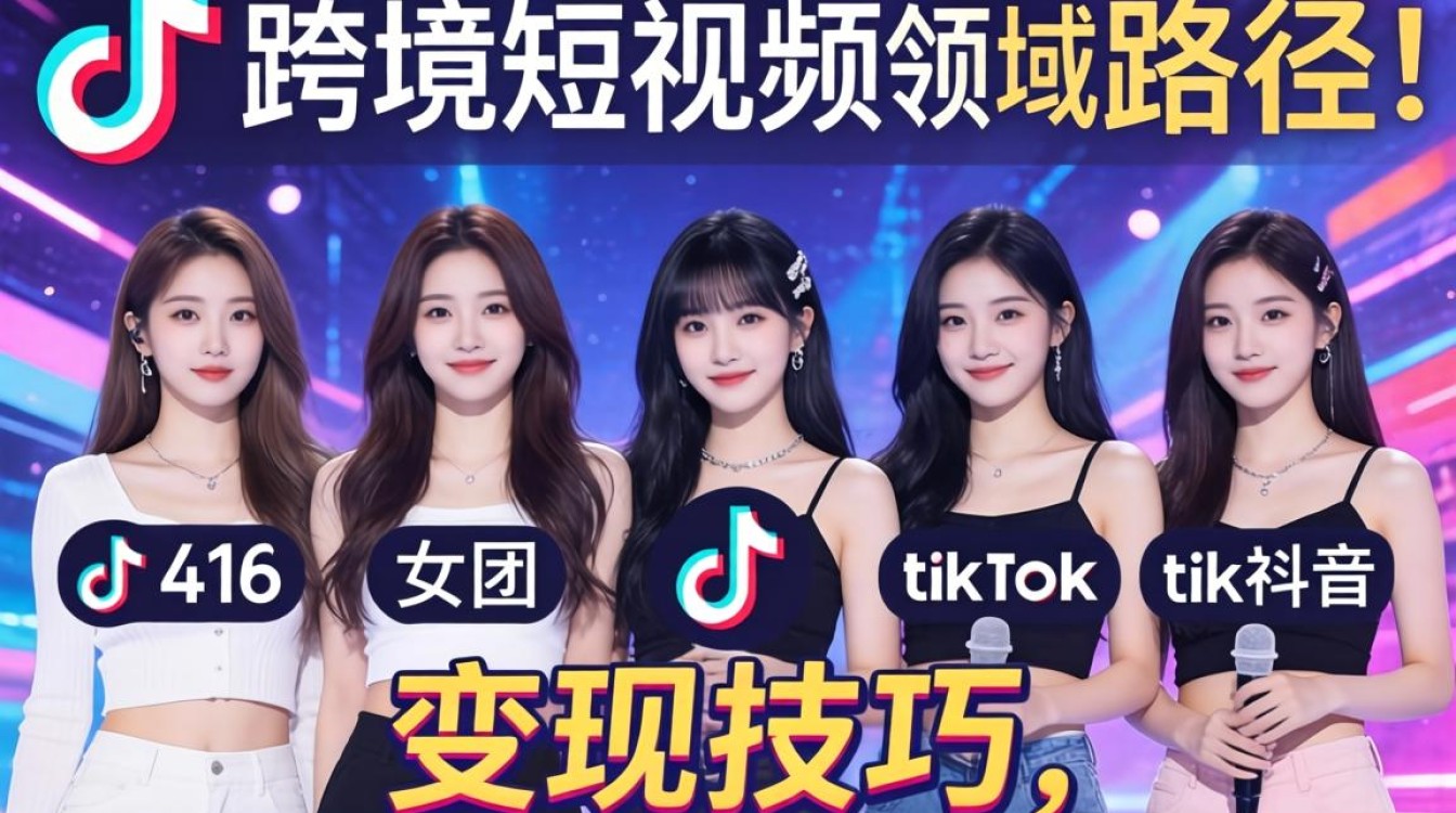 抖音 416 女团 TikTok 如何变现