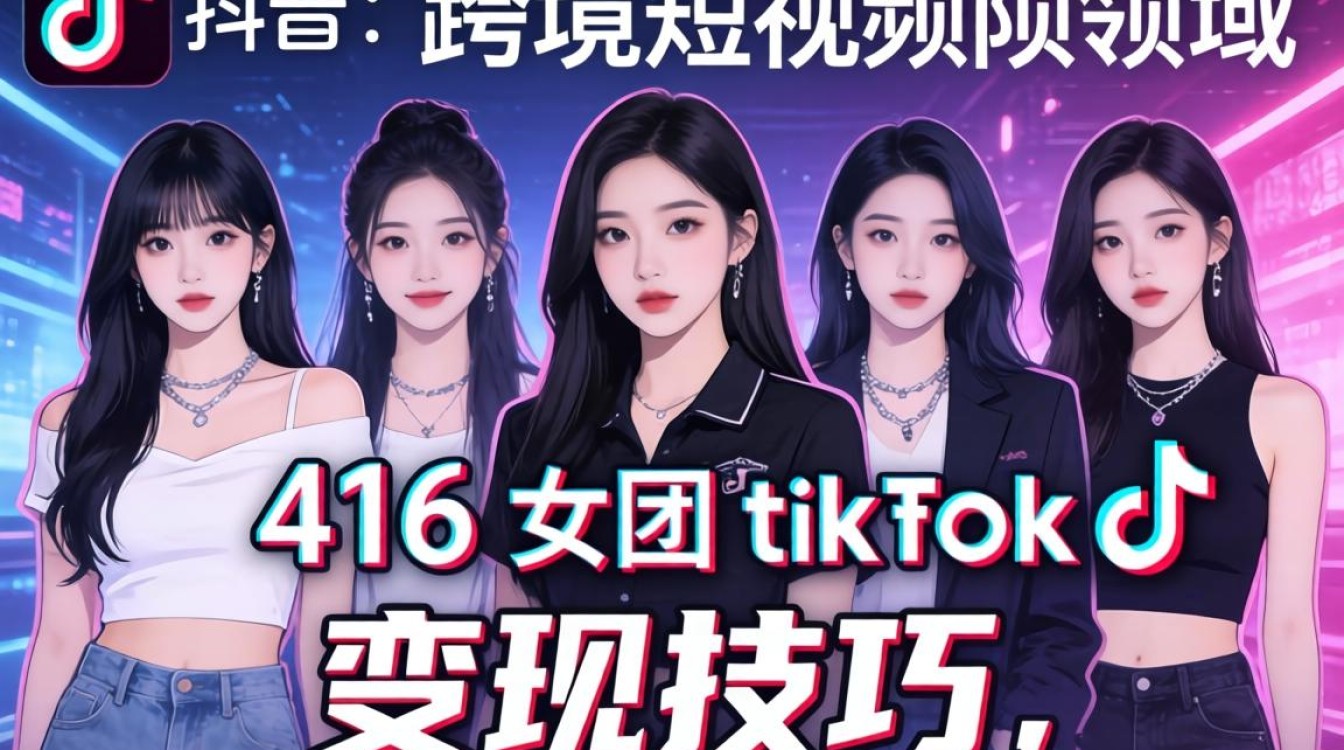 抖音 416 女团 TikTok 如何变现