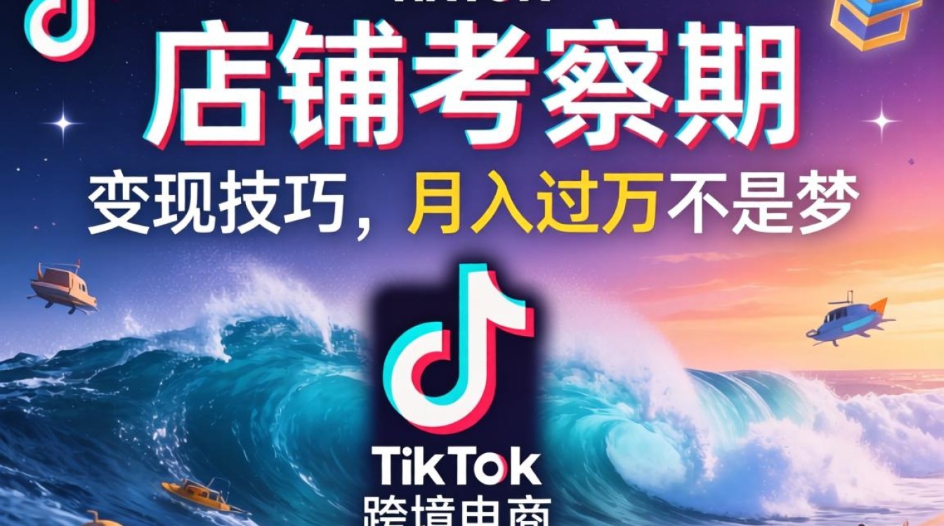 TikTok 店铺考察期怎么变现