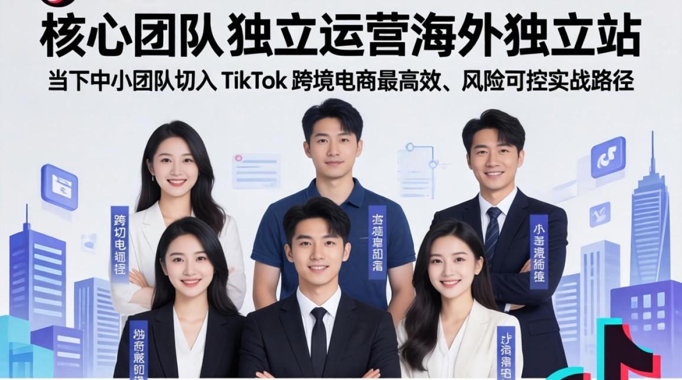 TikTok 五个人独立站建站海外电商指南