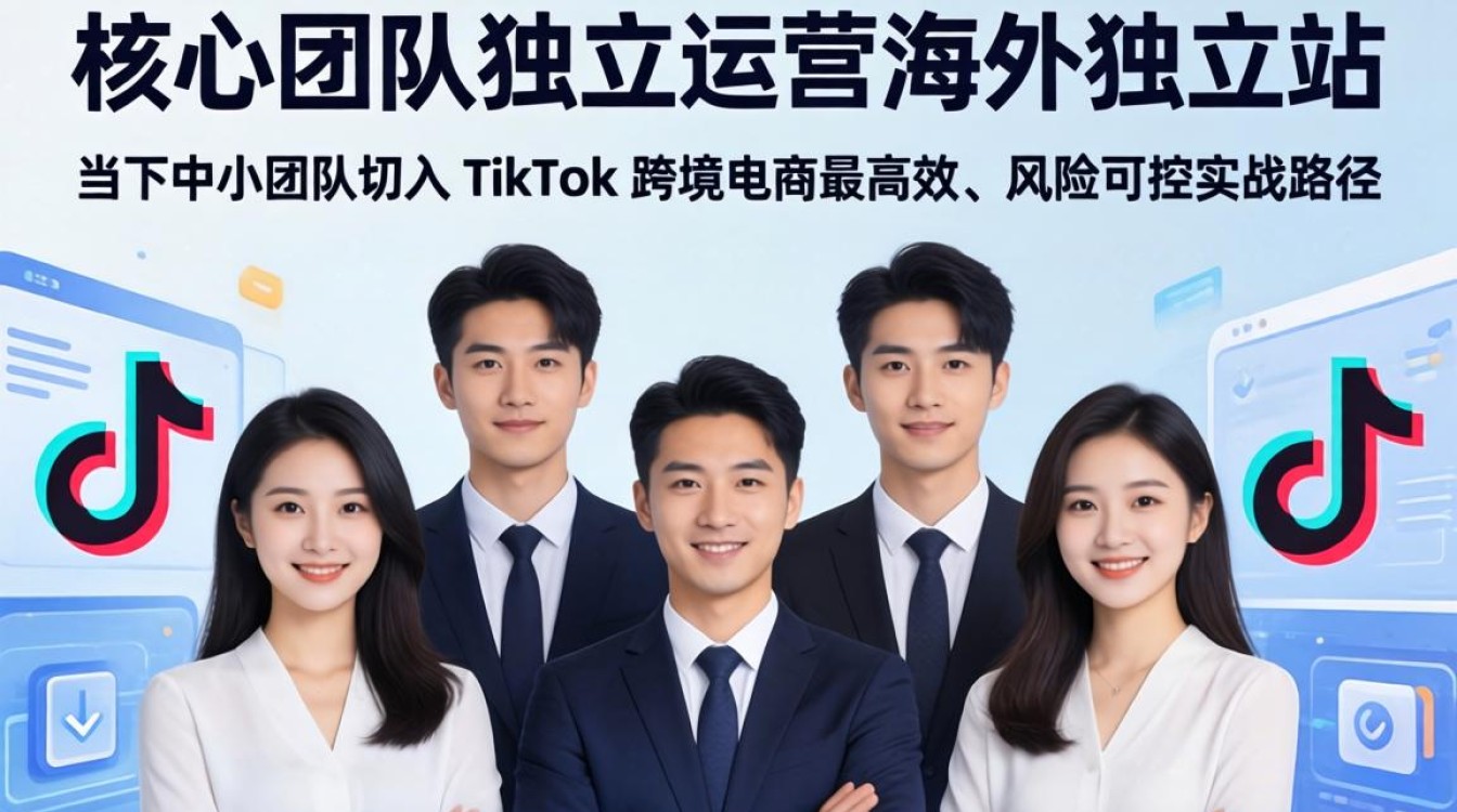 TikTok 五个人独立站建站海外电商指南