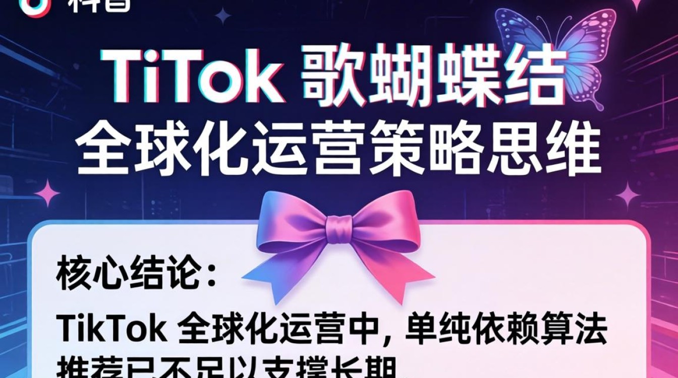 TikTok 歌蝴蝶结如何运营