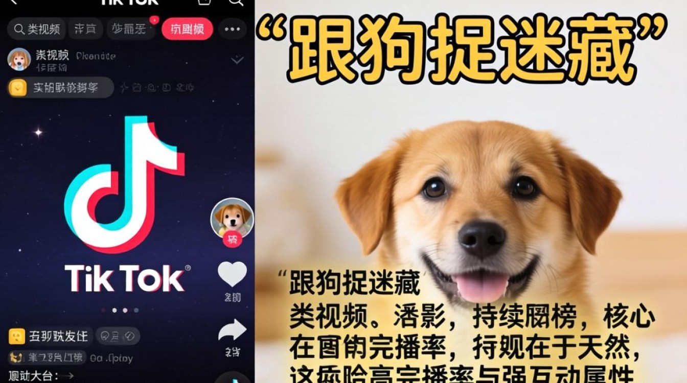 短视频制作跟狗捉迷藏 tiktok 怎么提升视频质量