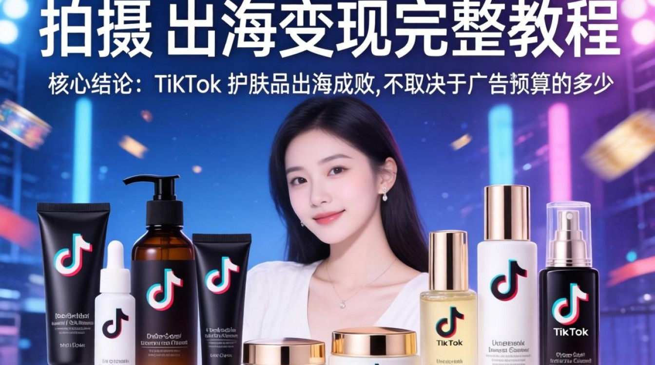 TikTok 护肤品拍摄出海变现完整教程