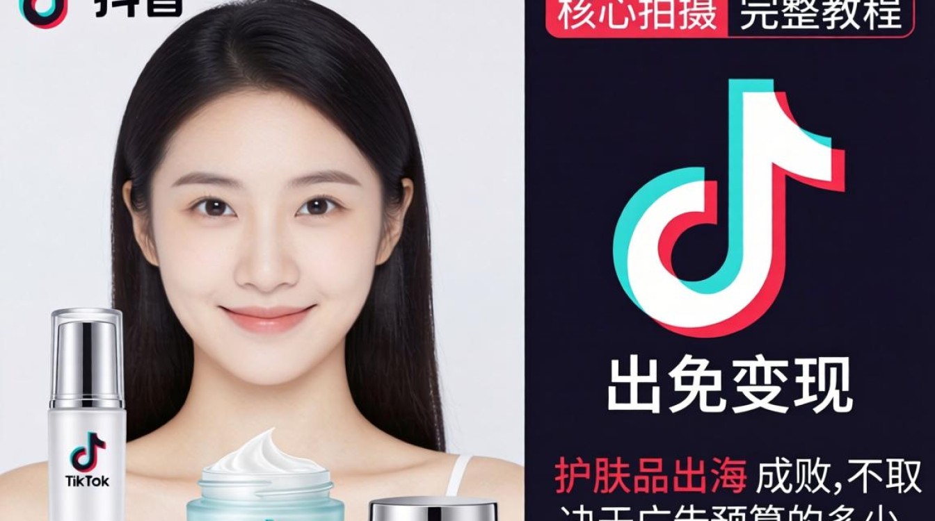 TikTok 护肤品拍摄出海变现完整教程