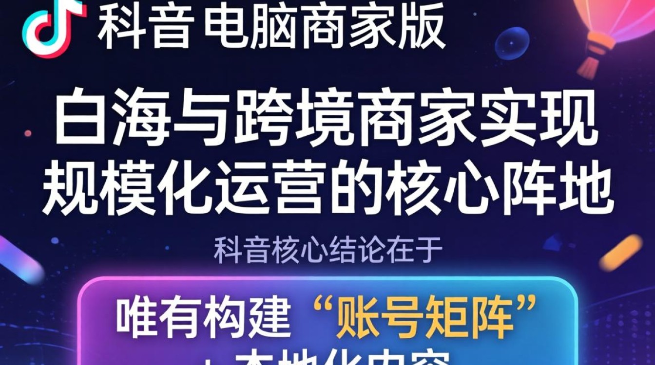 TikTok 电脑商家版 运营实操教程